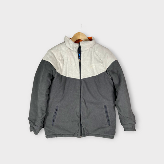 (14-16) Vintage Nike Sportswear Fleece Puffer Reversible Coat Jacket