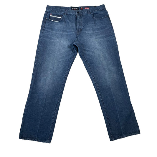 Ecko Unltd. Relaxed Fit Y2K Mens Size 40x32 Baggy Loose Rhino Blue Denim Jeans