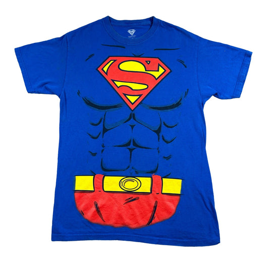 Superman DC Comics Muscle Abs Body Superhero Costume Mens Size Medium T-Shirt