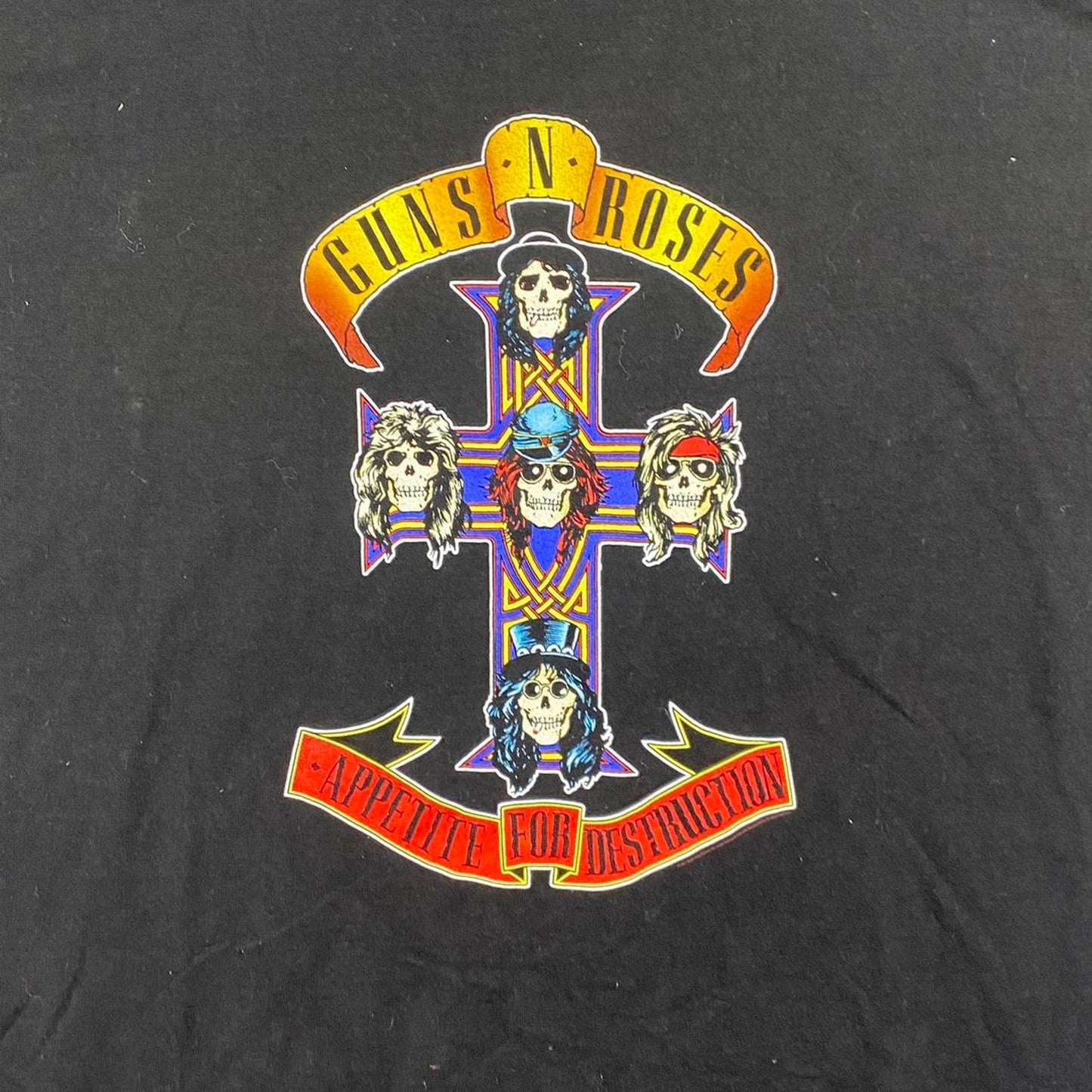 Guns N Roses Appetite For Destruction Band Vintage Rock Music Mens 2XL T-Shirt