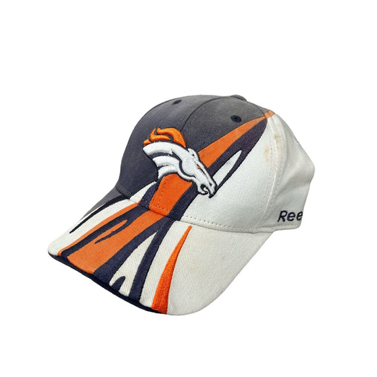 Denver Broncos NFL Drip Design Reebok One Size Fits All OSFA Strapback Hat Cap
