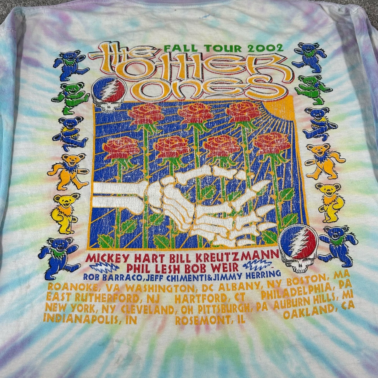 VTG 2002 The Grateful Dead The Other Ones Tour Mens Size XL Long Sleeve T-Shirt