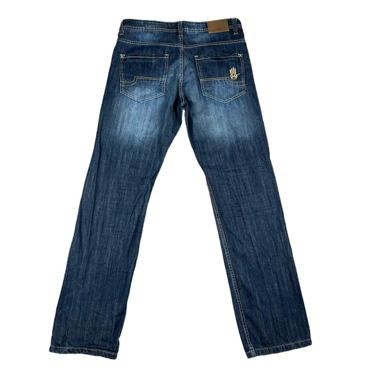Y2K Miskeen Originals Mens Size 34x34 Dark Wash Denim Jeans