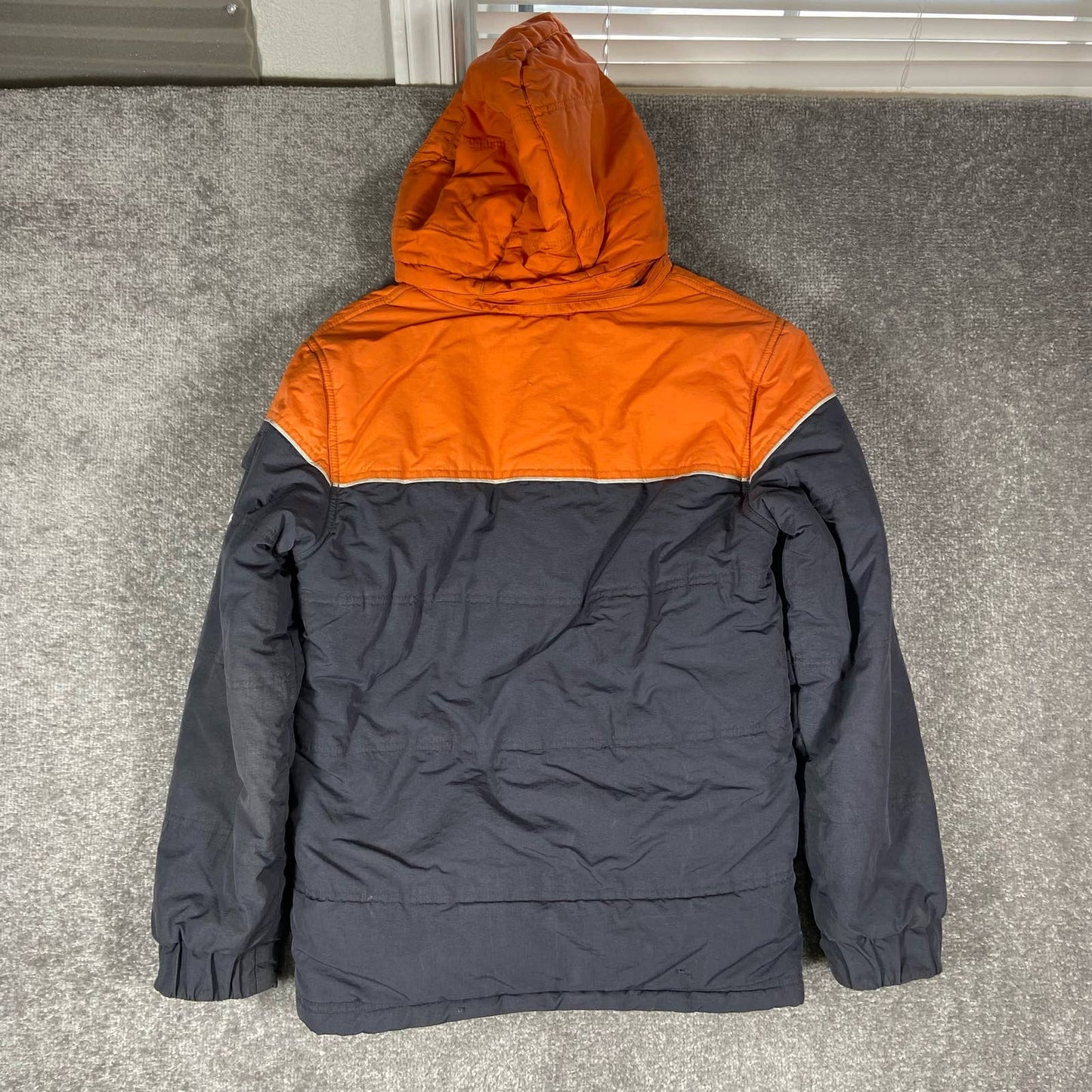 (14-16) Vintage Nike Sportswear Fleece Puffer Reversible Coat Jacket