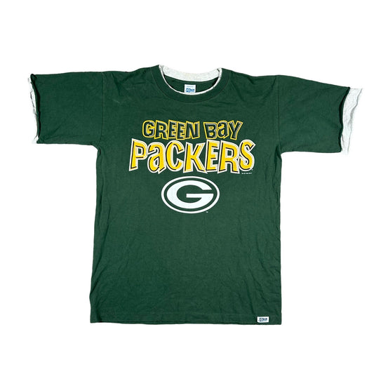 Vintage 1993 Green Bay Packers NFL Football Salem Green Mens Large Green T-Shirt