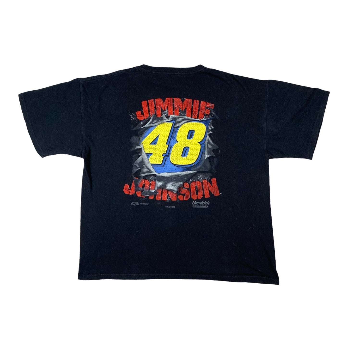 Jimmie Johnson Superman NASCAR Mens Size XL #48 Hendrick Motorsports T-Shirt