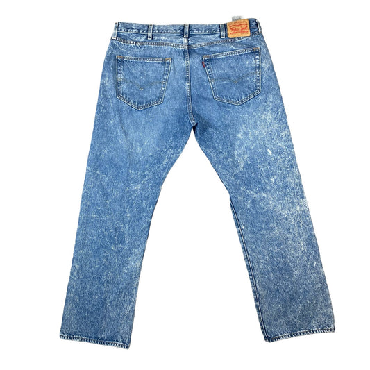 VTG Levi's 501 XX Acid Wash Button Fly Mens 40x30 Straight Fit Blue Denim Jeans