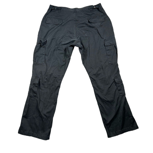 Tactical Cargo Military Army Multi-Pocket Mens XL Regular Black Jeans Pants