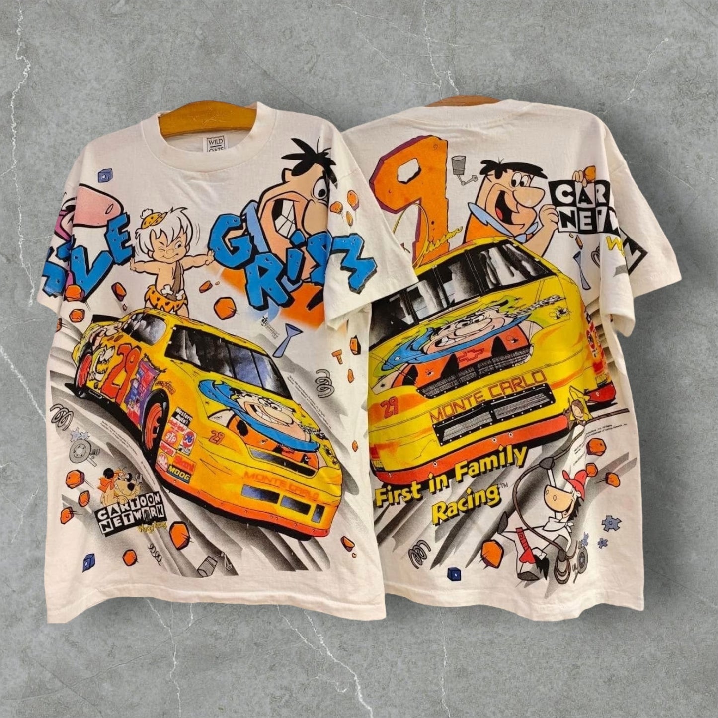 NASCAR Flintstones AOP Tee