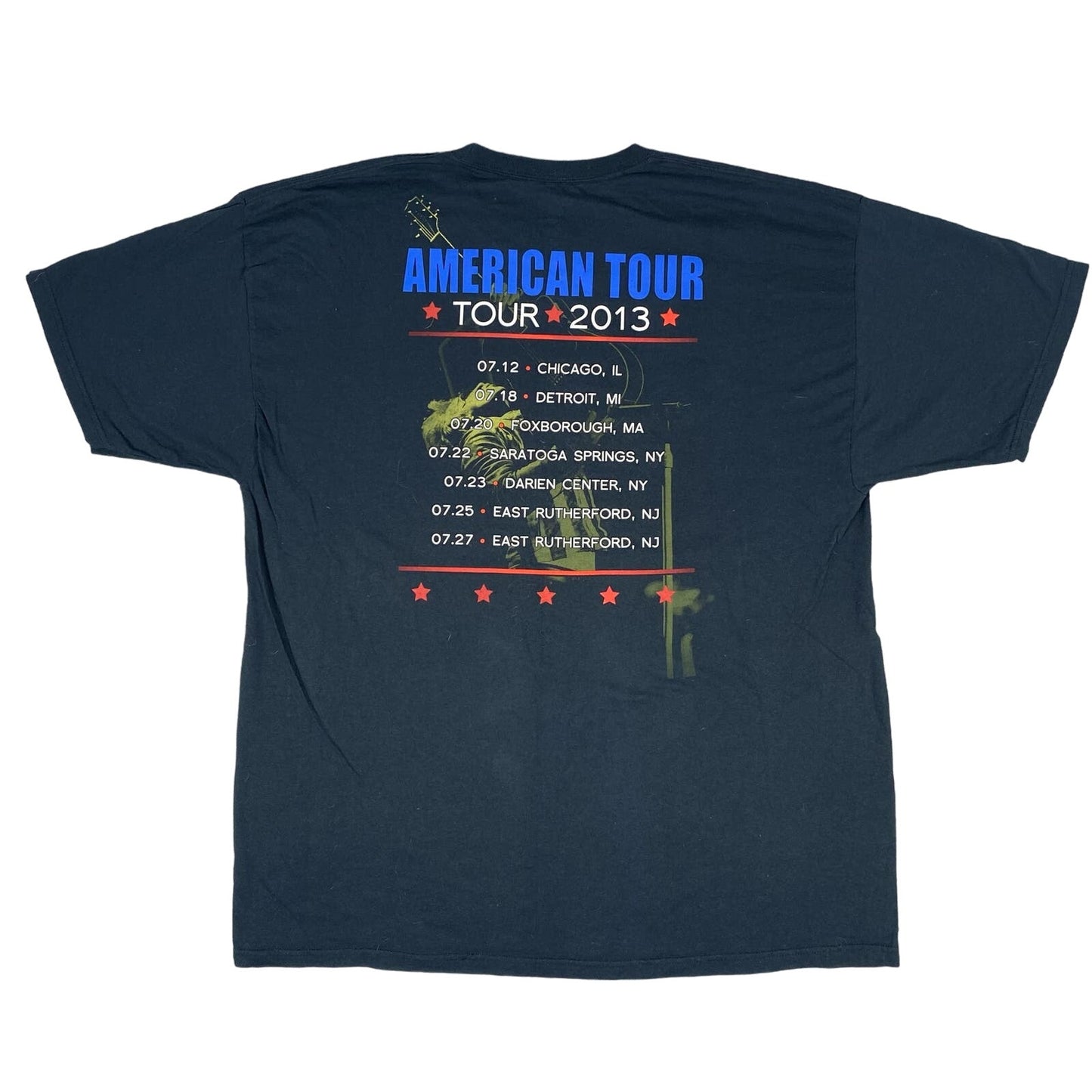 Bon Jovi Because We Can 2013 American Tour Y2K Mens 2XL XXL Black T-Shirt