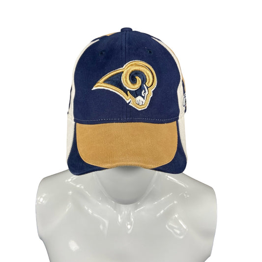 (OSFA) Rams St Louis Los Angeles Reebok NFL Equipment Fitted Hat