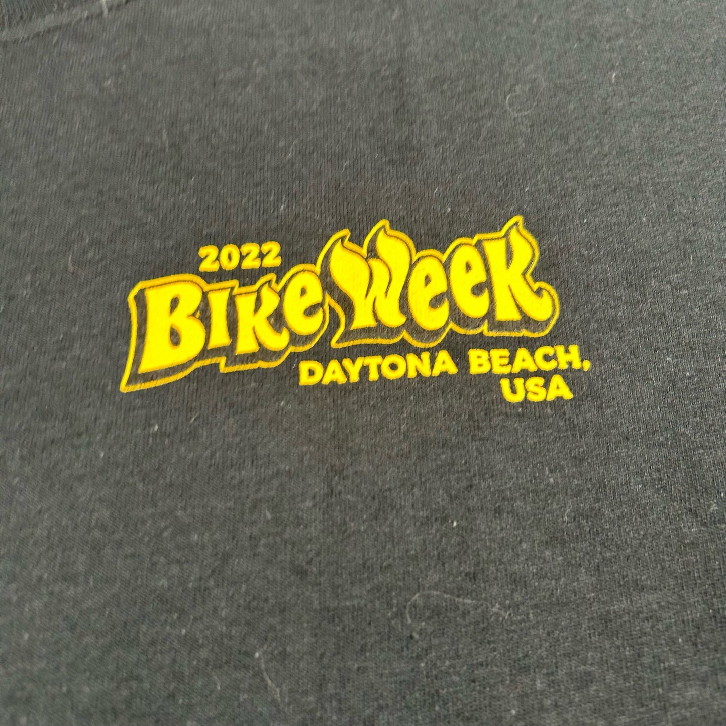 NWT Bike Week Daytona Beach 2022 Eagle Claws American Flag Mens XL Black T-Shirt