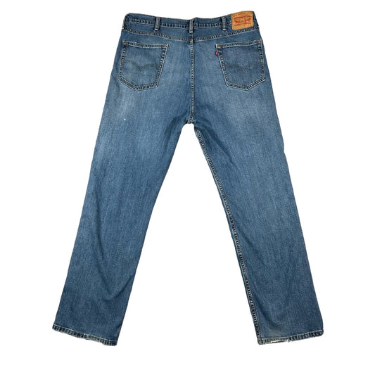 Vintage Levi's 514 Medium Wash Straight Leg Mens Size 40x30 Denim Blue Jeans
