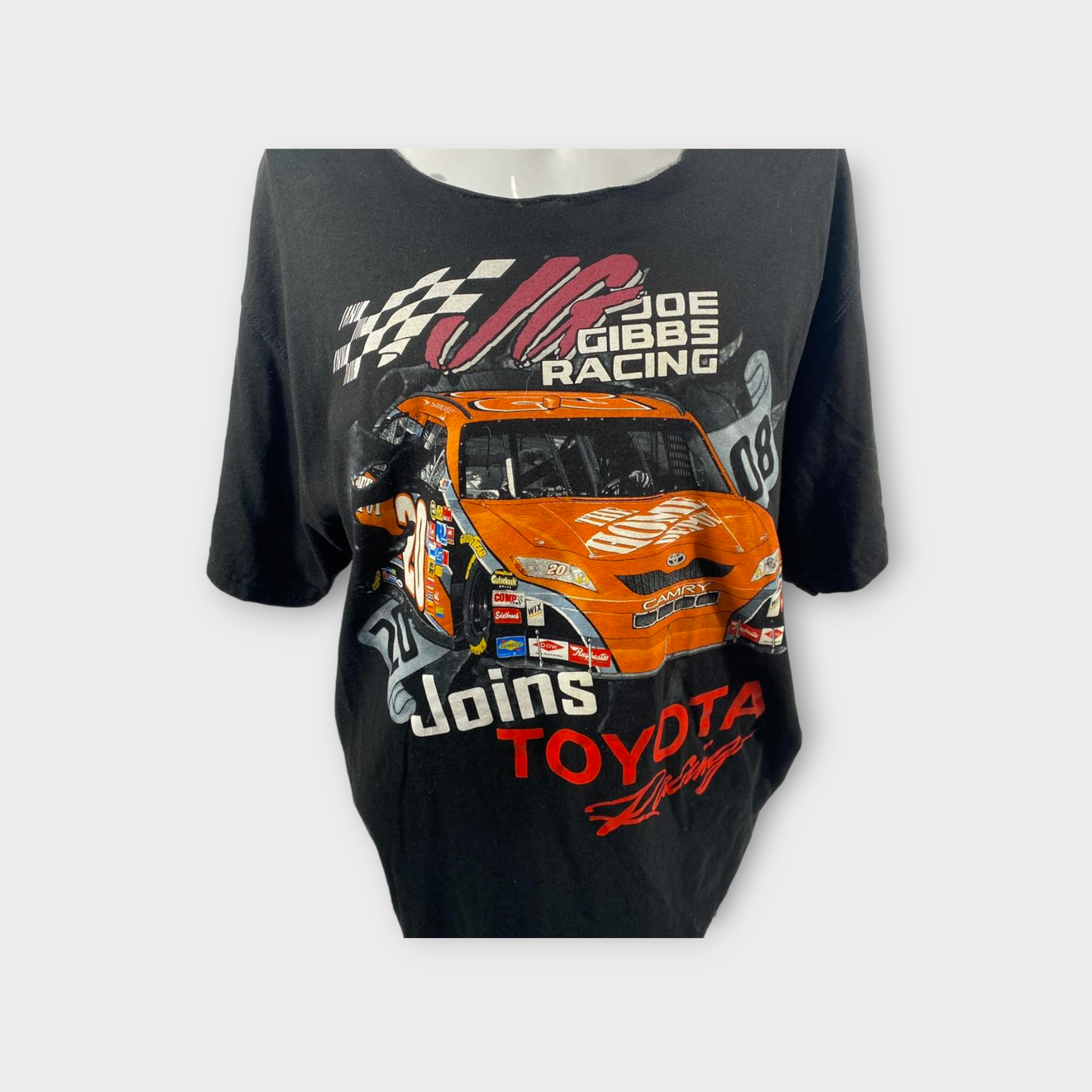 (L) Joe Gibbs NASCAR Racing T-Shirt