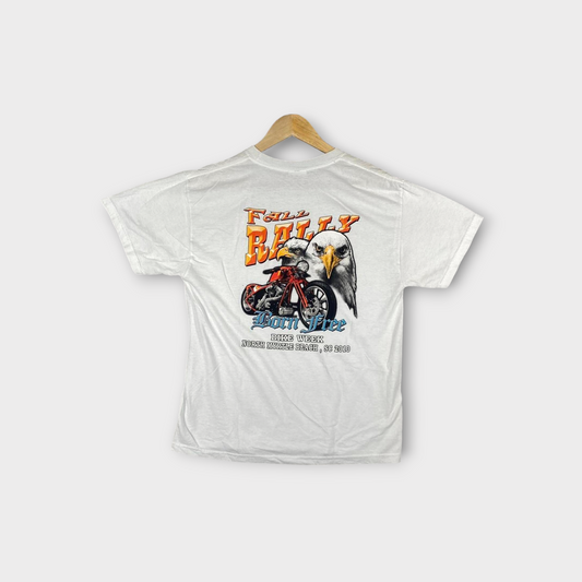 (XL) Vintage Myrtle Beach Motorcycle Fall Rally Bald Eagle Vintage T-shirt