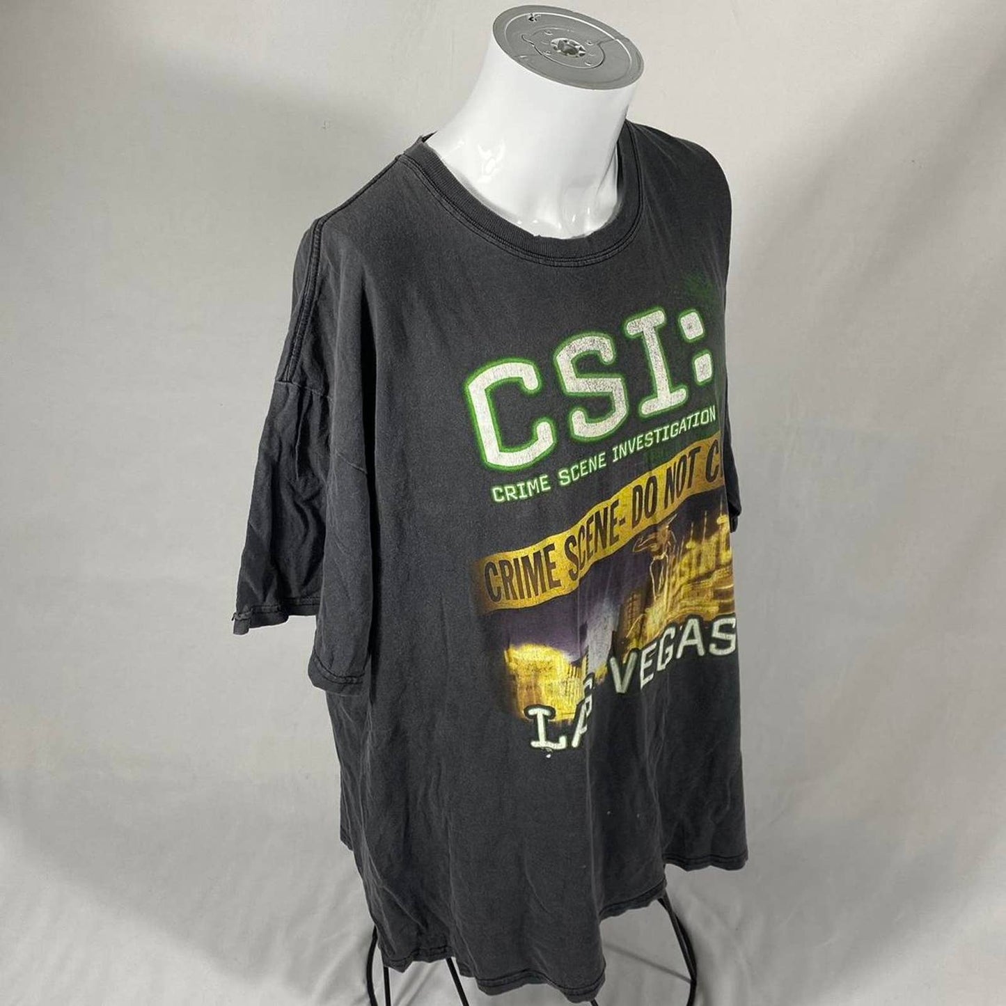(2XL) CSI: Criminal Scene Investigation Las Vegas Vintage T-shirt