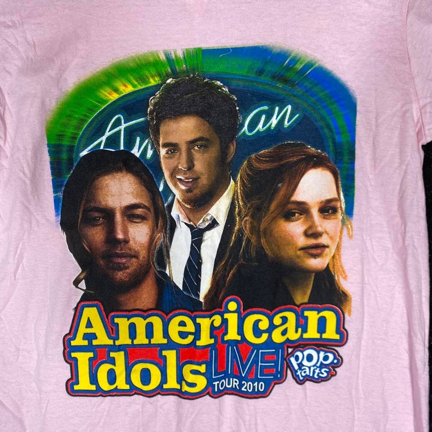 (S) American Idols Live Tour PopTarts 2010 Y2K T-Shirt