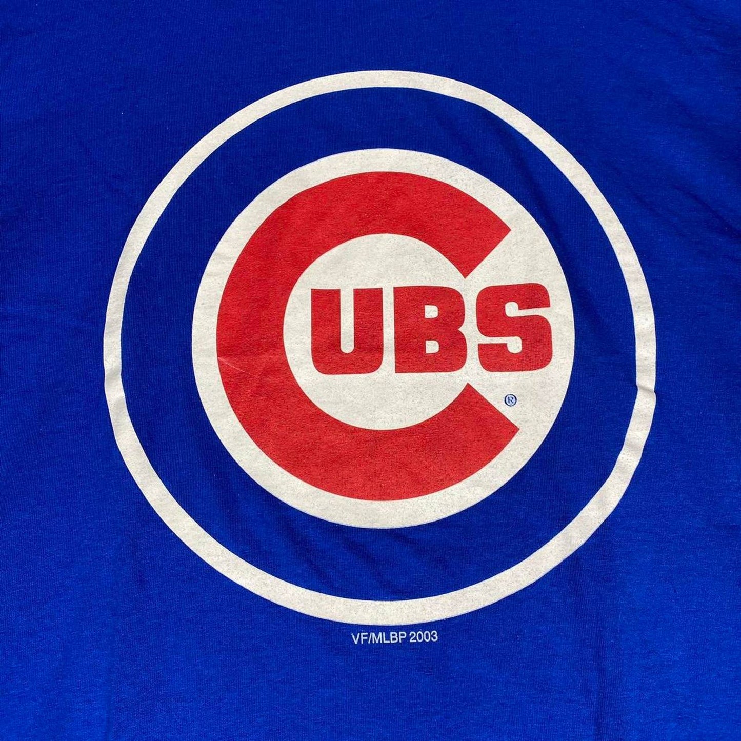 (XL) Cubs Baseball MLB Team Logo Graphic Vintage T-Shirt