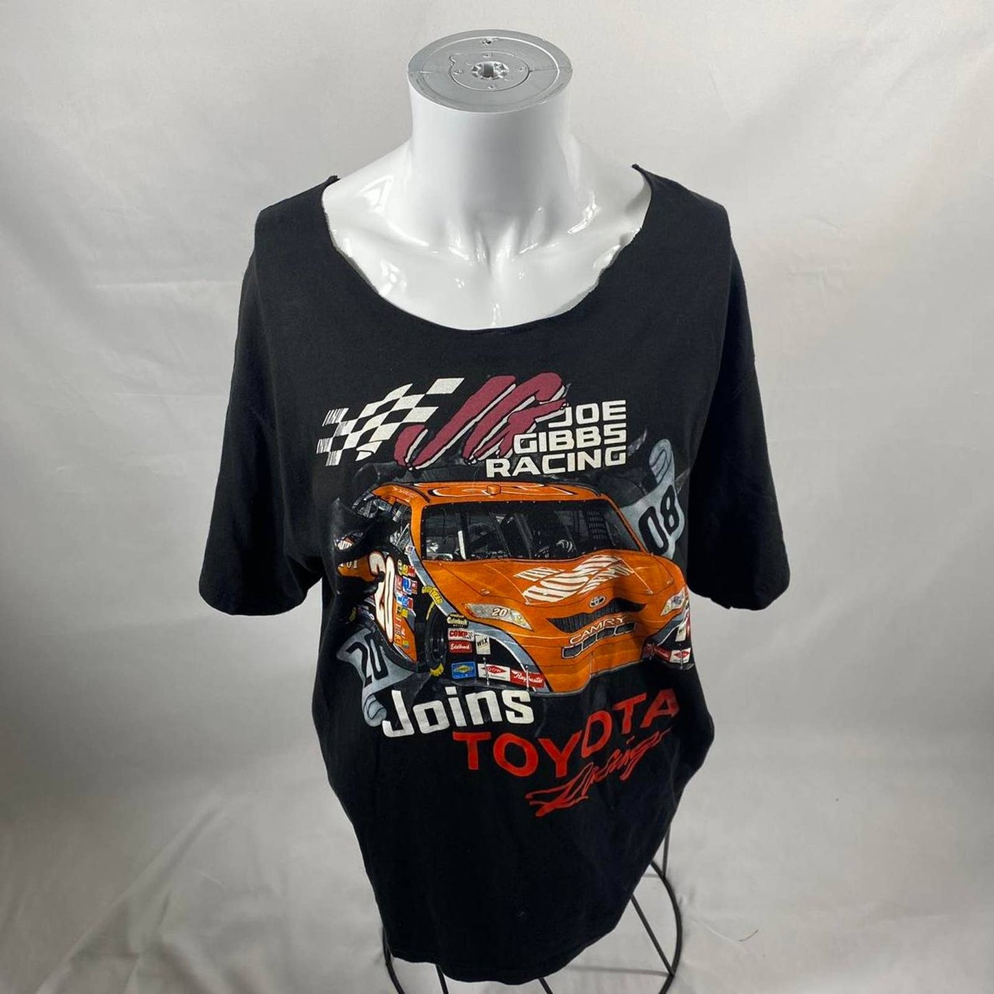 (L) Joe Gibbs NASCAR Racing T-Shirt