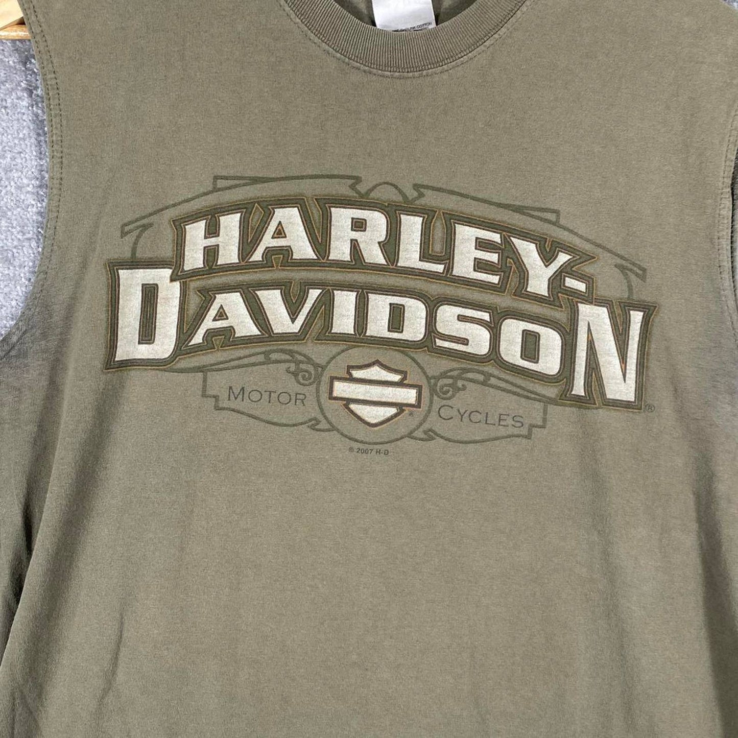 (M) Harley Davidson Mid America Columbia Missouri Tank Top