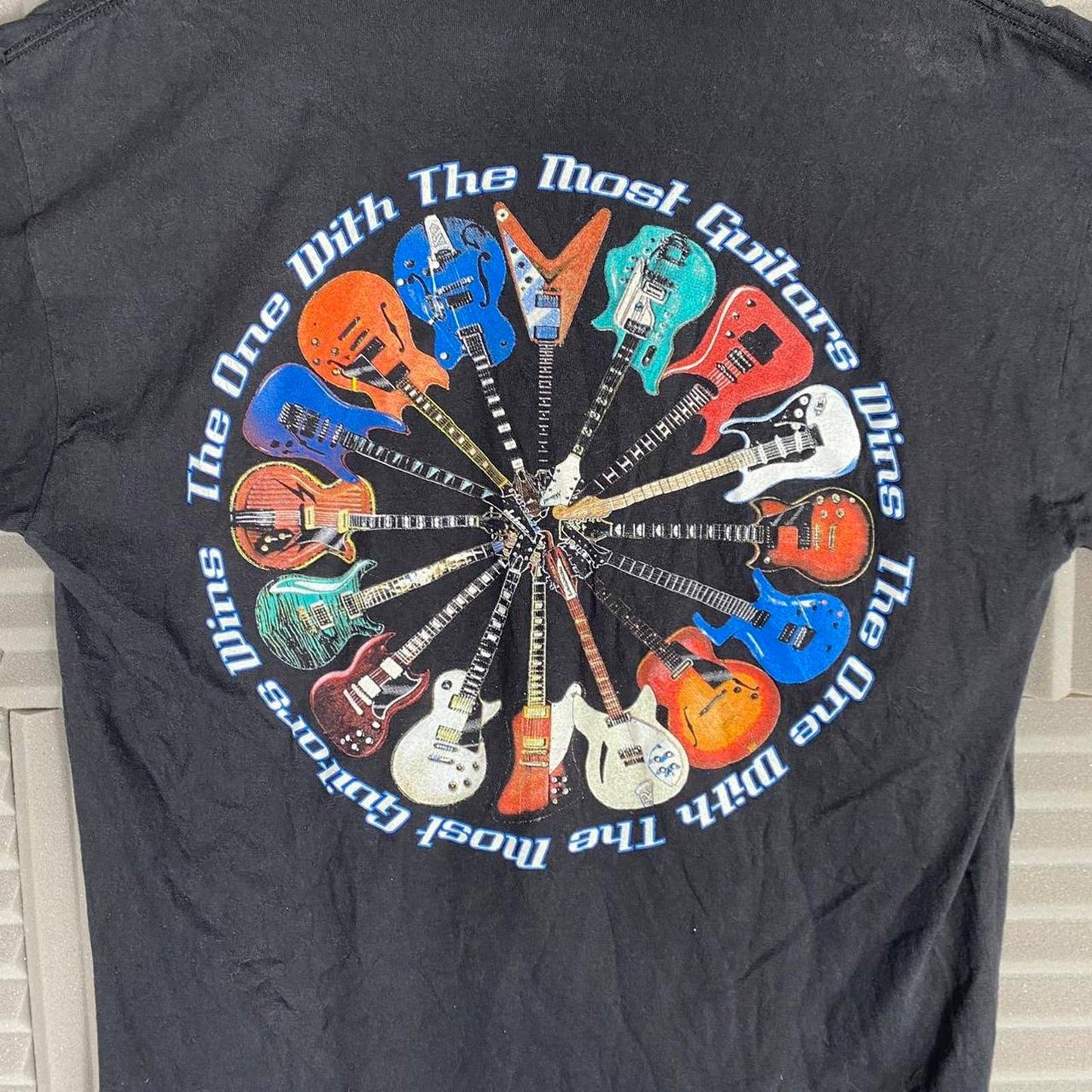 (L) Guitar Wheel Rock Vintage T-Shirt