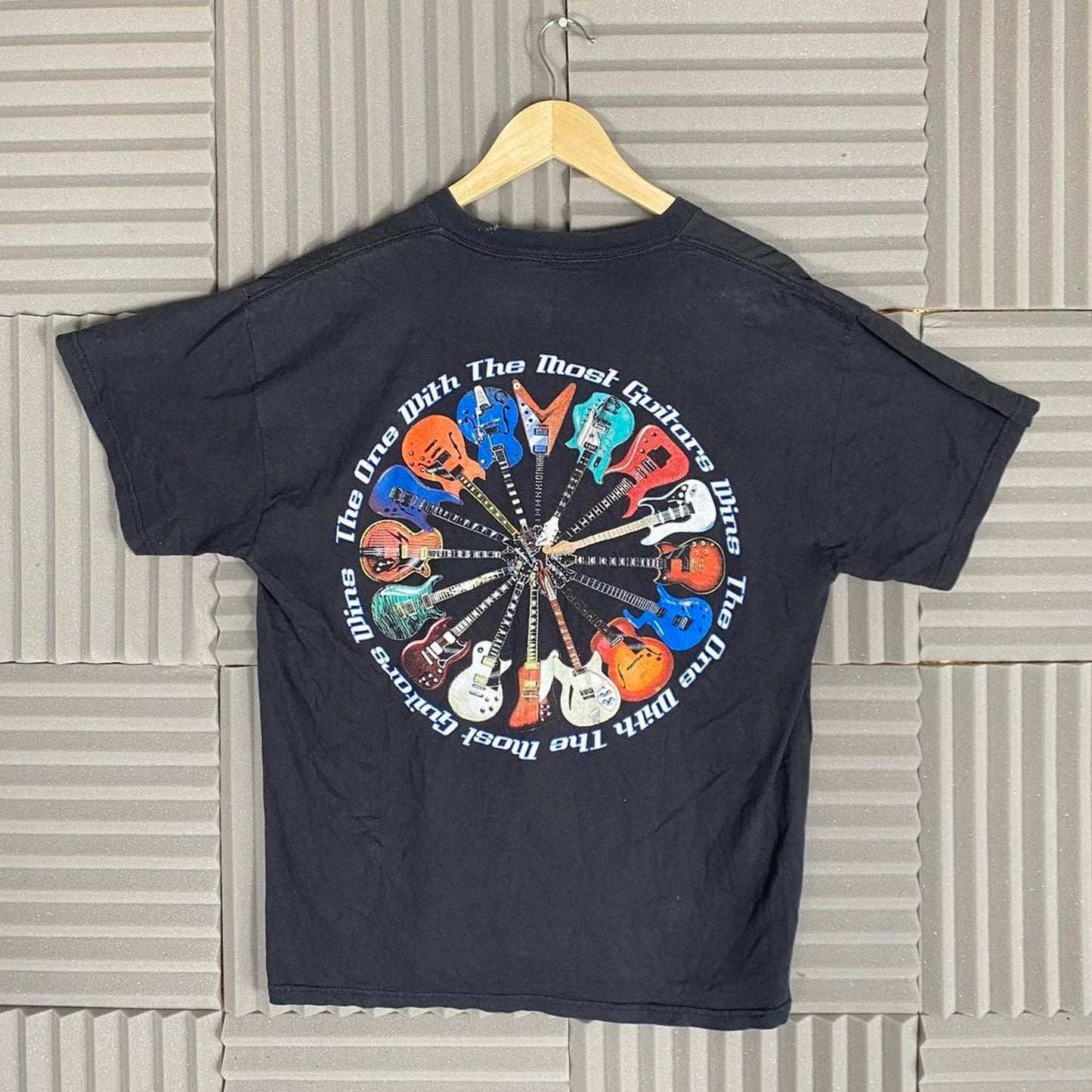 (L) Guitar Wheel Rock Vintage T-Shirt