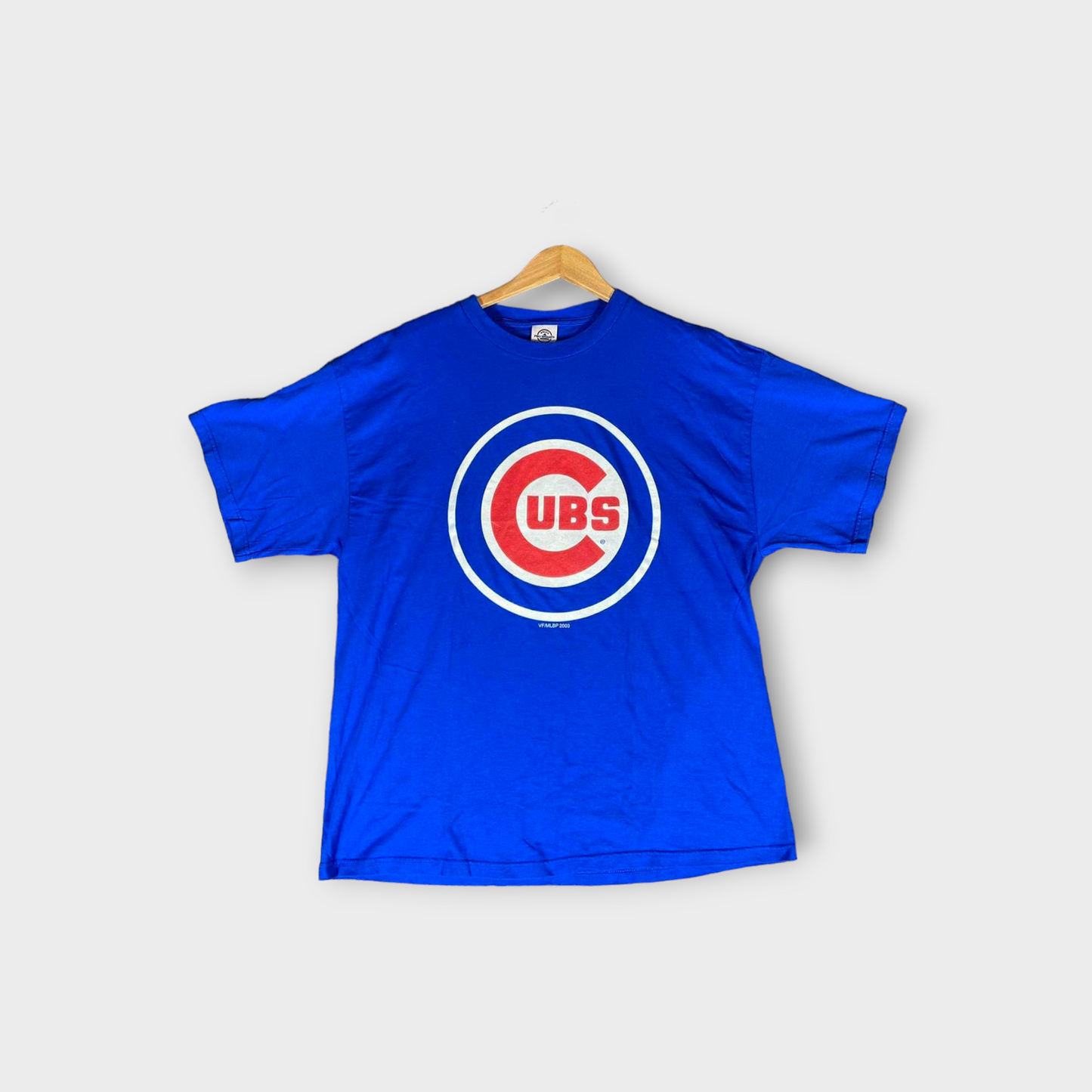 (XL) Cubs Baseball MLB Team Logo Graphic Vintage T-Shirt